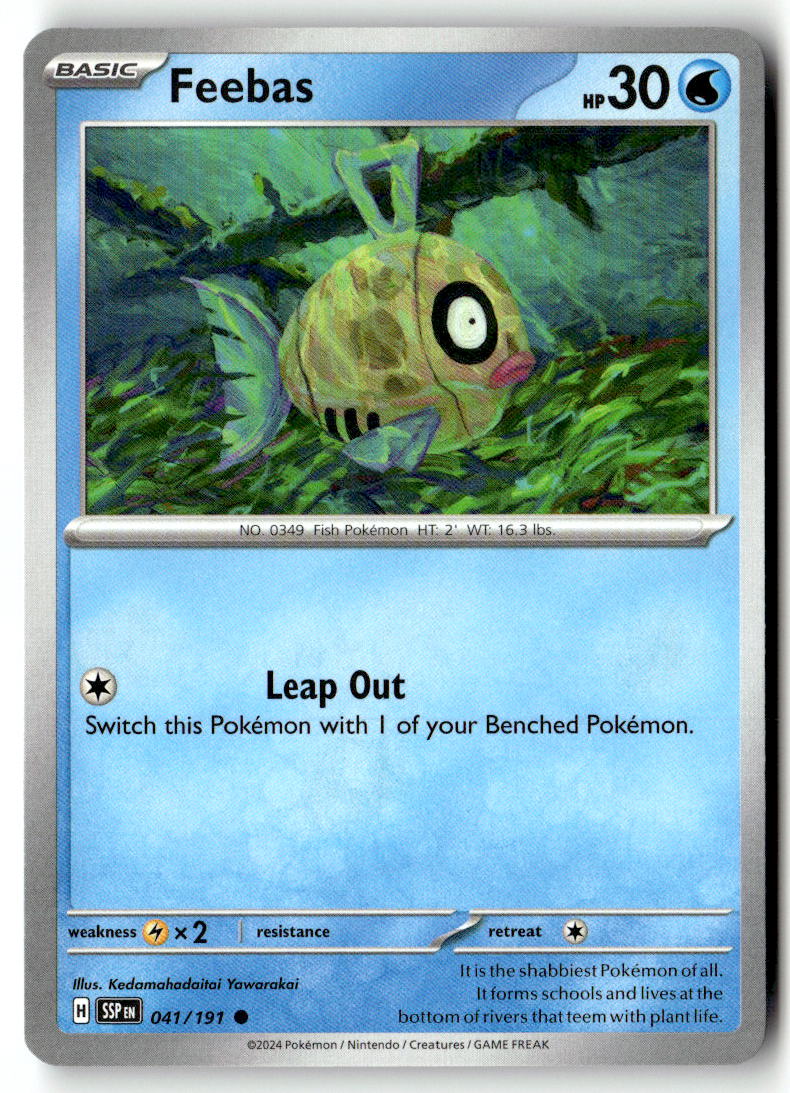 Front of Feebas 041/191 from Surging Sparks