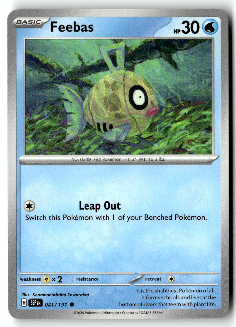 Front of Feebas 041/191 from Surging Sparks