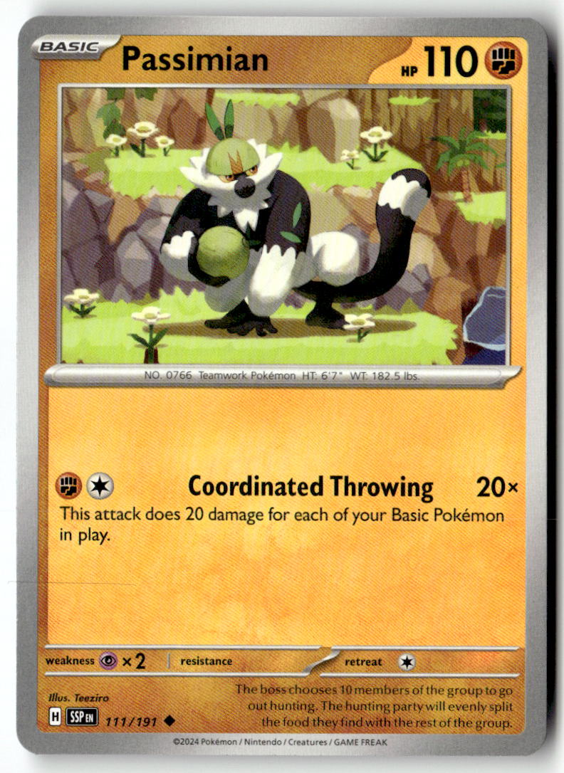 Front of Passimian 111/191 from Surging Sparks