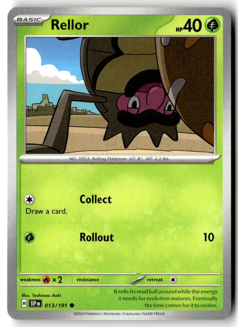 Front of Rellor 013/191 from Surging Sparks