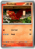 Front of Sizzlipede 027/191 from Surging Sparks