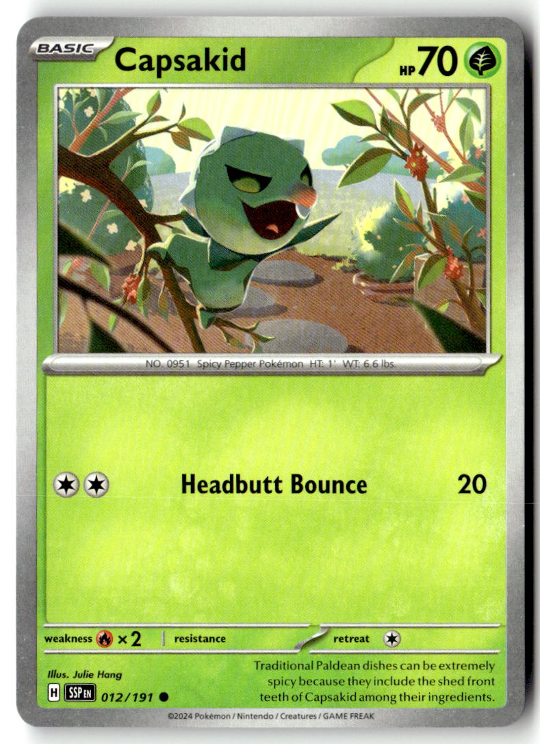 Front of Capsakid 012/191 from Surging Sparks