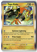 Front of Tapu Koko 065/191 from Surging Sparks