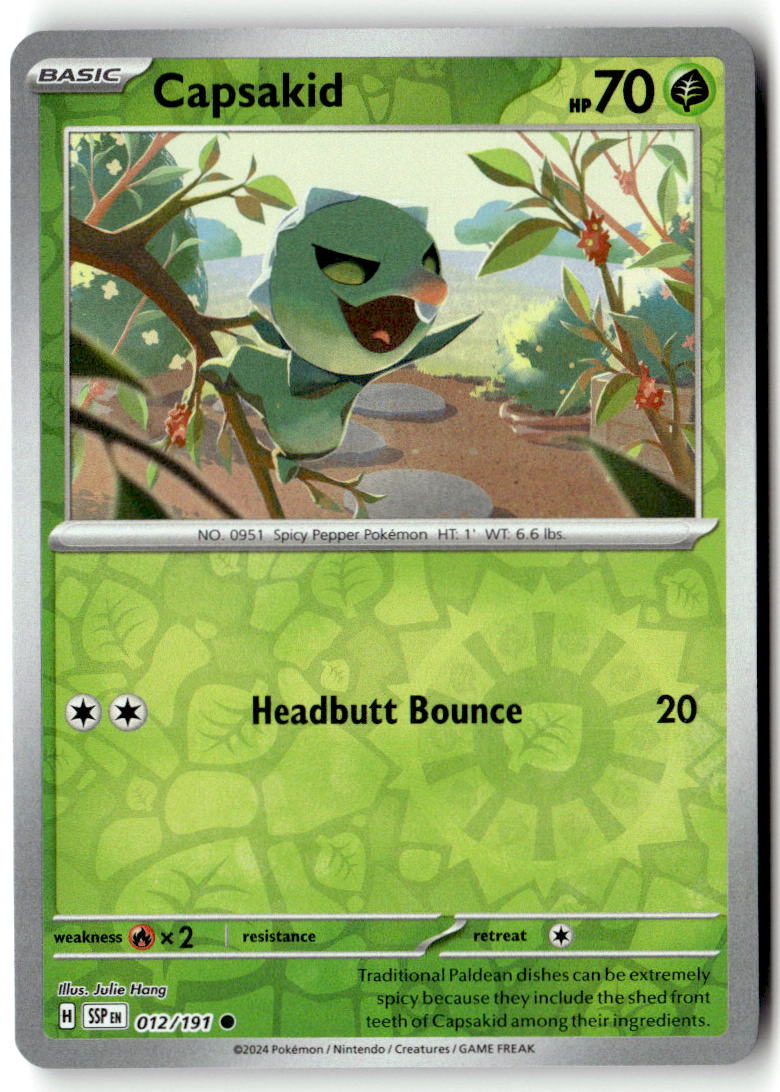 Front of Capsakid 012/191 from Surging Sparks