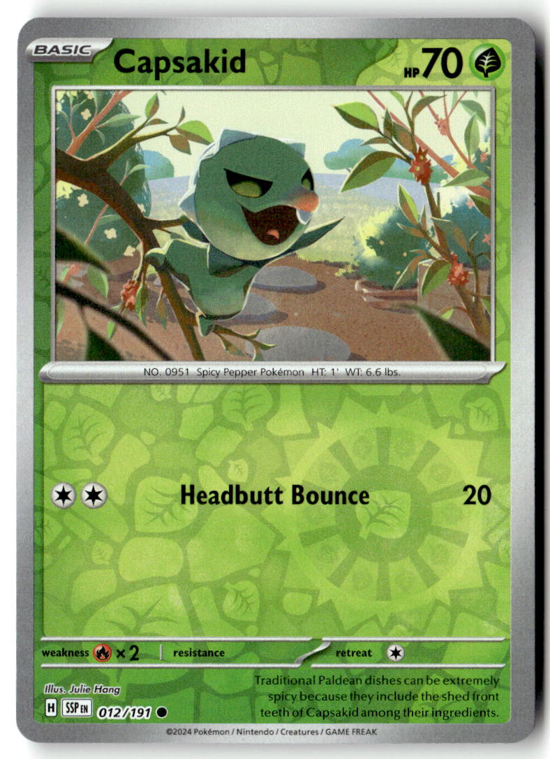 Front of Capsakid 012/191 from Surging Sparks