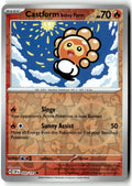 Front of Castform Sunny Form 020/191 from Surging Sparks