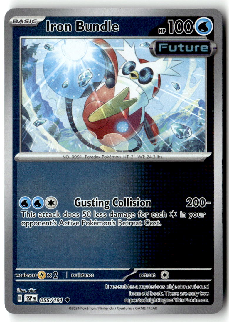 Front of Iron Bundle 055/191 from Surging Sparks