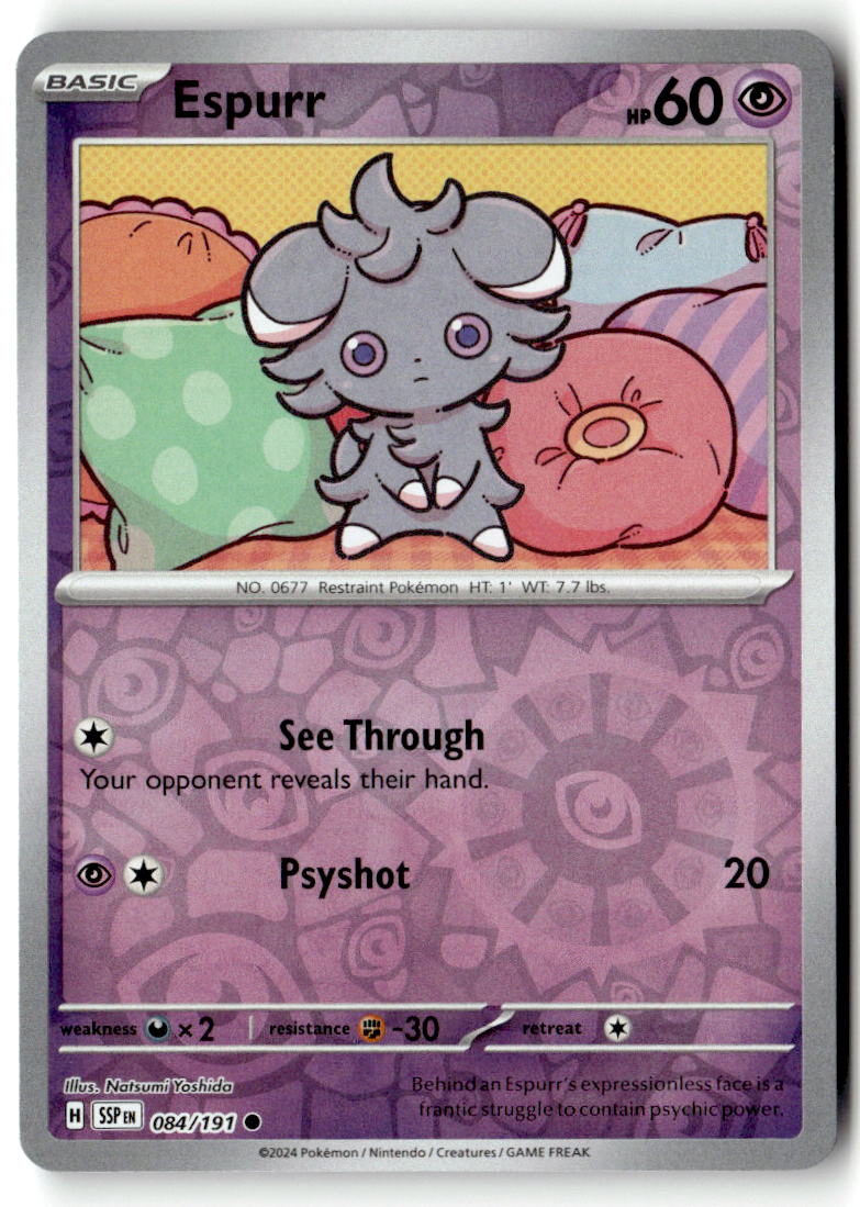 Front of Espurr 084/191 from Surging Sparks