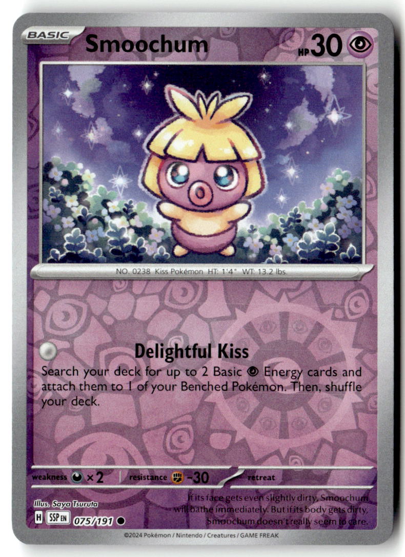 Front of Smoochum 075/191 from Surging Sparks