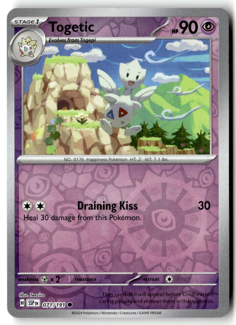 Front of Togetic 071/191 from Surging Sparks
