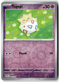 Front of Togepi 070/191 from Surging Sparks