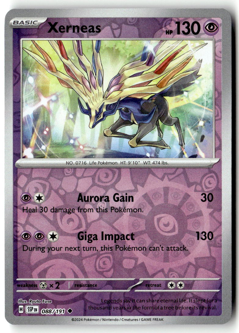 Front of Xerneas 088/191 from Surging Sparks