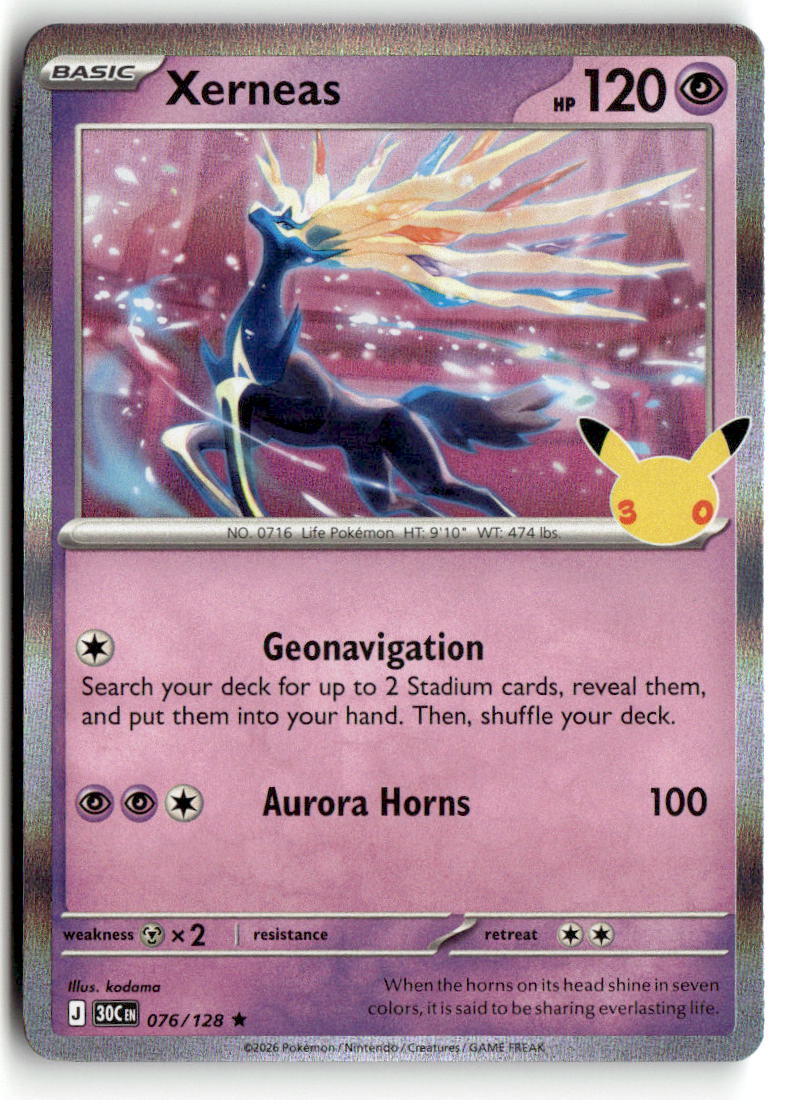 Front of Xerneas from 30th Celebration