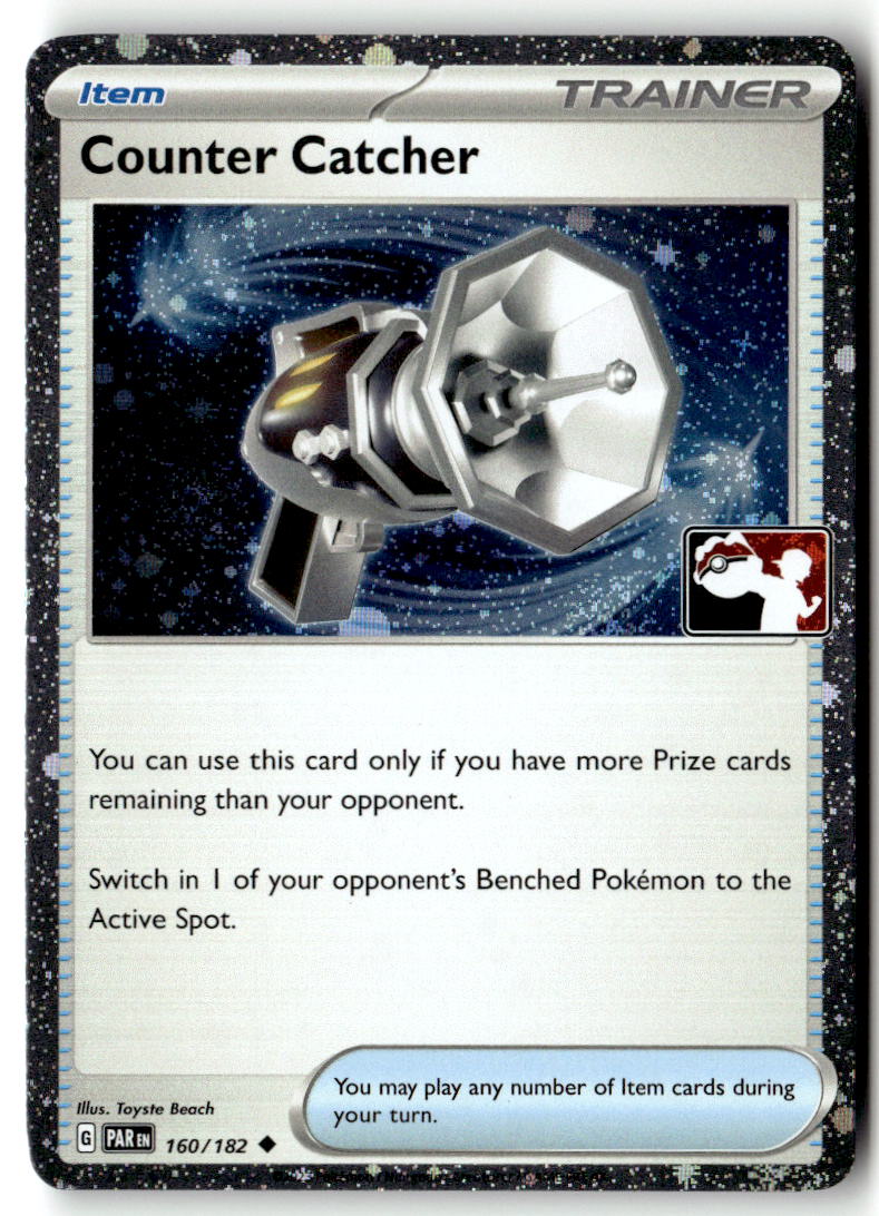 Front of Counter Catcher - 160/182 (Cosmos Holo) 160/182 from Prize Pack Series Cards