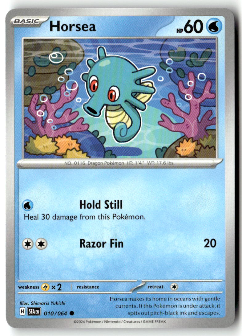 Front of Horsea 010/064 from Shrouded Fable