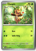 Front of Chespin 005/086 from Chaos Rising