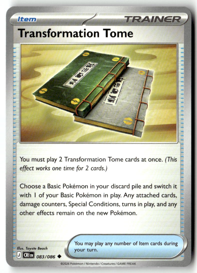 Front of Transformation Tome 083/086 from Chaos Rising