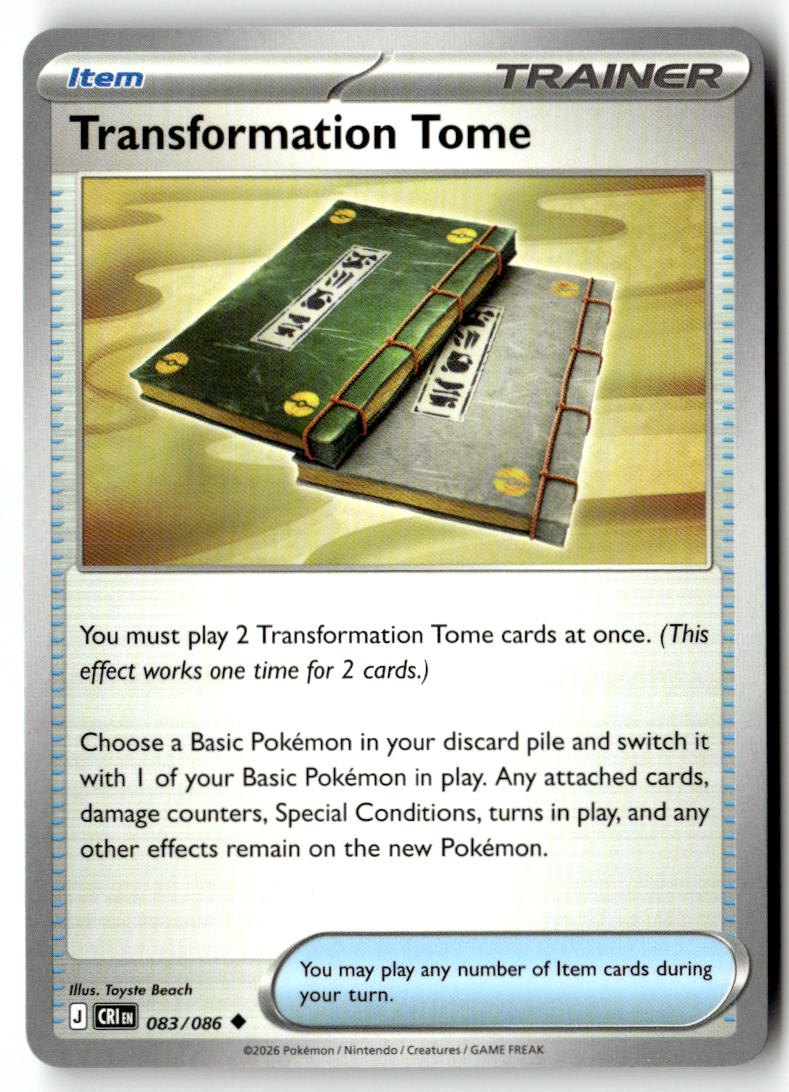 Front of Transformation Tome 083/086 from Chaos Rising