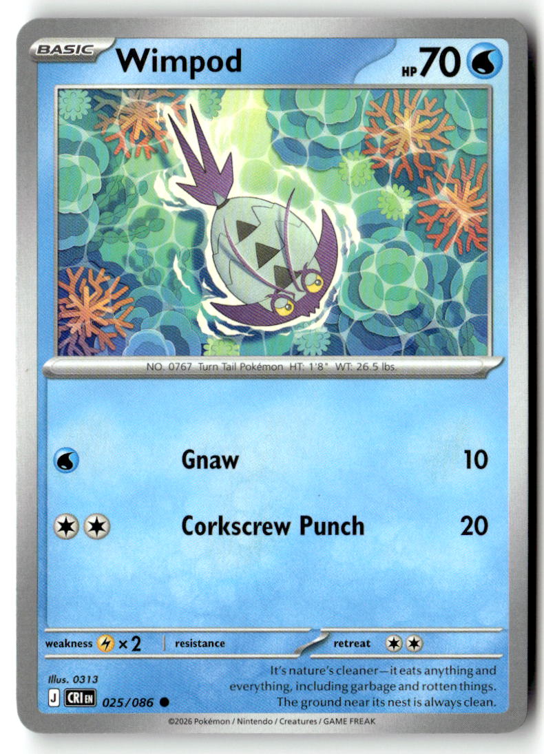 Front of Wimpod 025/086 from Chaos Rising