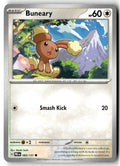 Front of Buneary 083/131 from Prismatic Evolutions