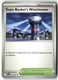 Front of Team Rocket's Watchtower 180/182 from Destined Rivals