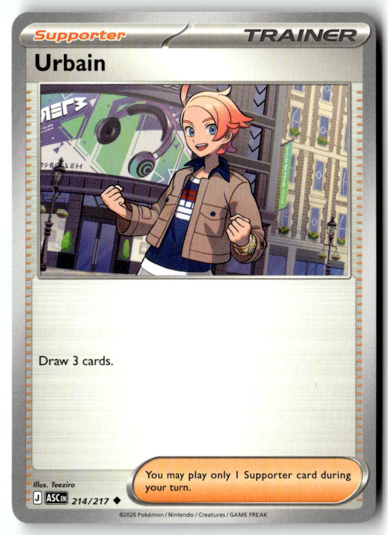 Front of Urbain 214/217 from Ascended Heroes