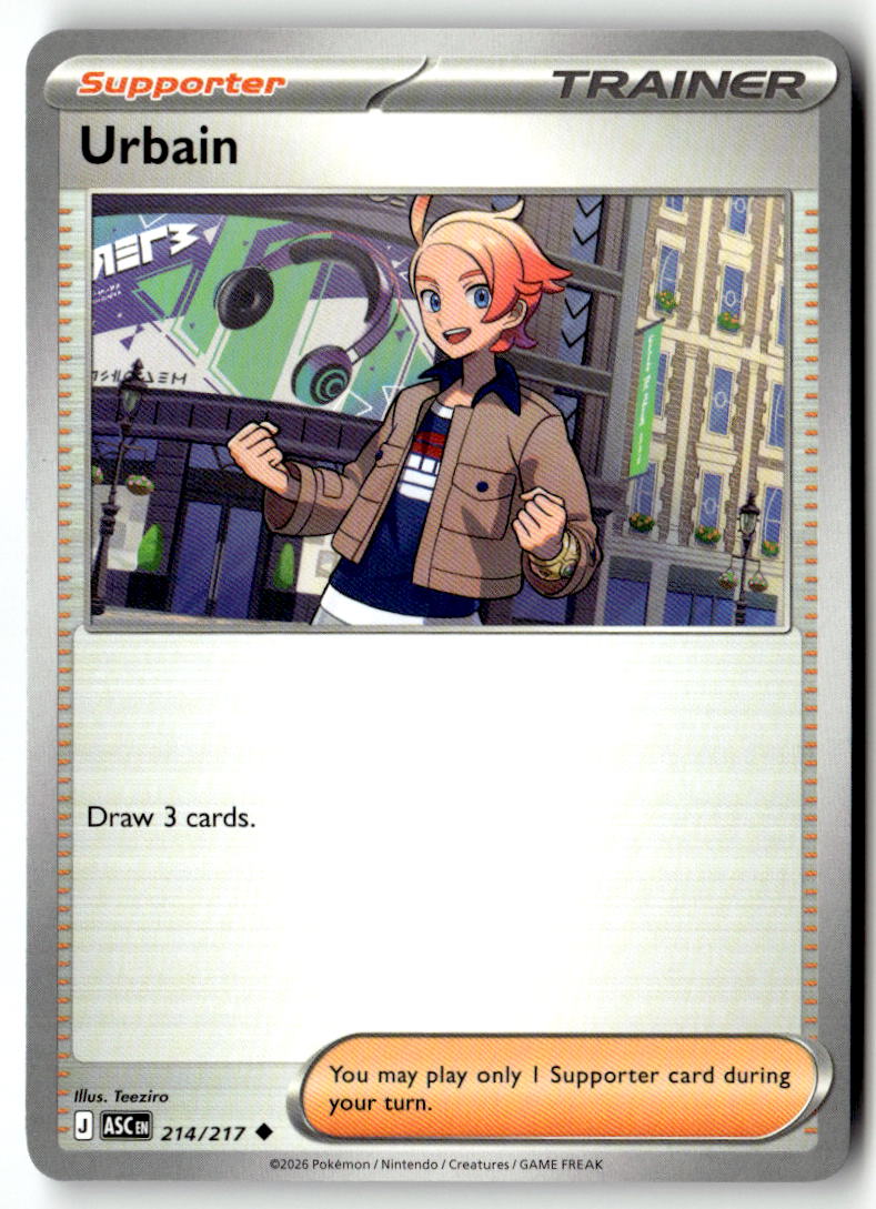 Front of Urbain 214/217 from Ascended Heroes