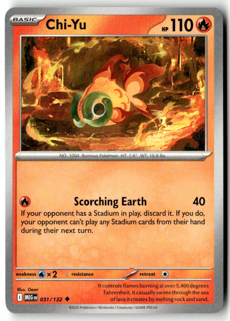Front of Chi-Yu 031/132 from Mega Evolution