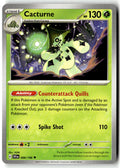 Front of Cacturne 006/198 from Scarlet & Violet Base Set