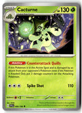 Front of Cacturne 006/198 from Scarlet & Violet Base Set