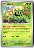 Front of Cacnea 005/198 from Scarlet & Violet Base Set