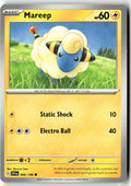 Front of Mareep 066/198 from Scarlet & Violet Base Set
