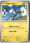 Front of Magnemite 063/198 from Scarlet & Violet Base Set