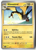 Front of Kilowattrel 079/198 from Scarlet & Violet Base Set
