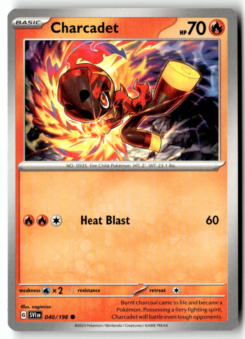 Front of Charcadet 040/198 from Scarlet & Violet Base Set