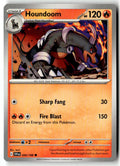 Front of Houndoom 034/198 from Scarlet & Violet Base Set