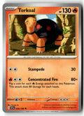 Front of Torkoal 035/198 from Scarlet & Violet Base Set