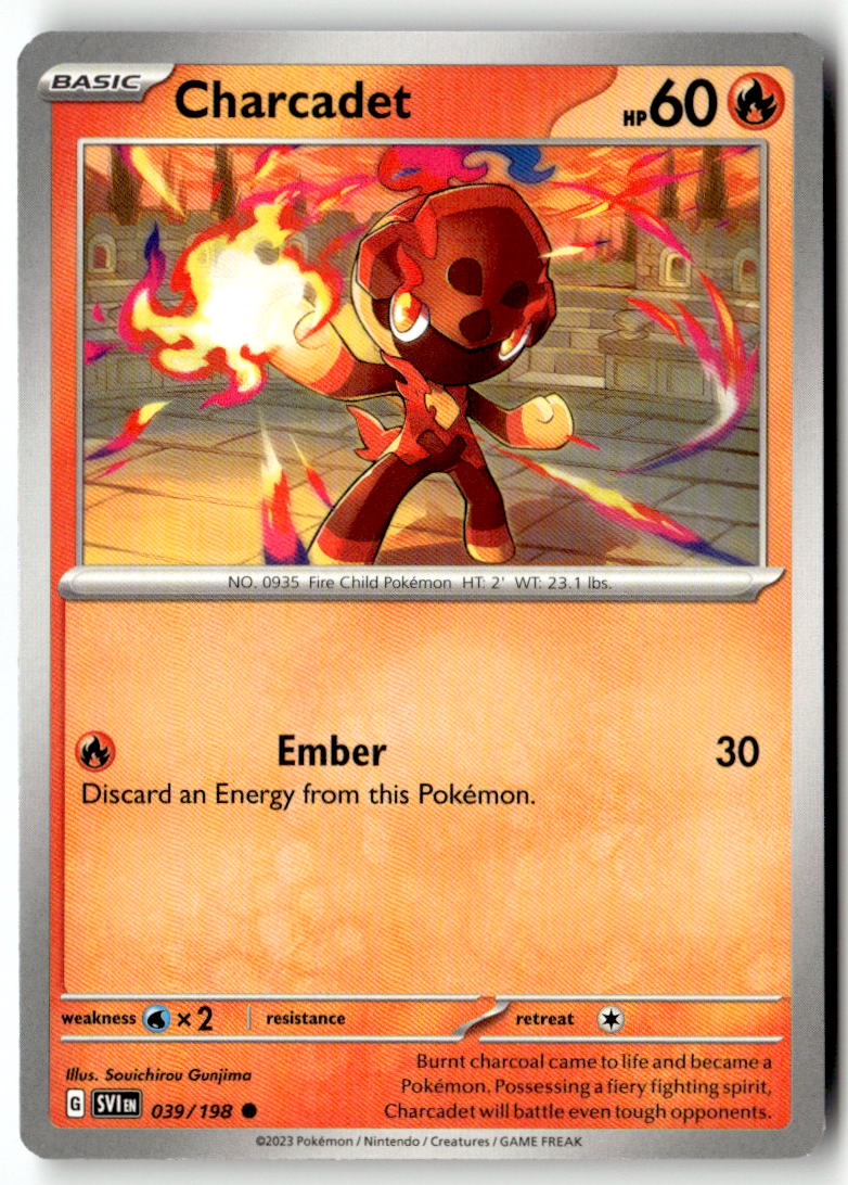 Front of Charcadet 039/198 from Scarlet & Violet Base Set