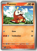 Front of Fuecoco 036/198 from Scarlet & Violet Base Set