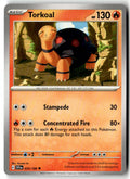 Front of Torkoal 035/198 from Scarlet & Violet Base Set
