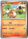 Front of Growlithe 031/198 from Scarlet & Violet Base Set