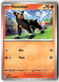 Front of Houndour 033/198 from Scarlet & Violet Base Set