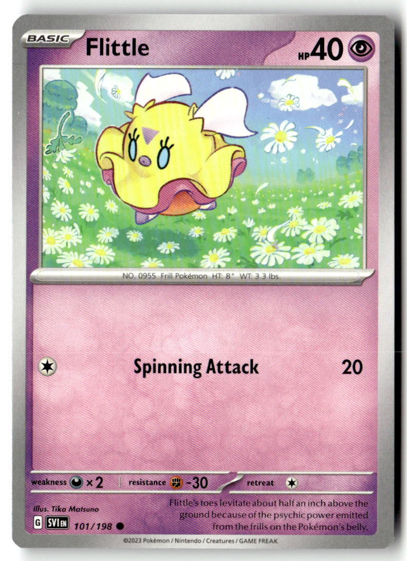 Front of Flittle 101/198 from Scarlet & Violet Base Set