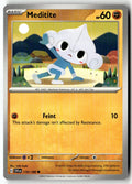 Front of Meditite 110/198 from Scarlet & Violet Base Set