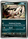 Front of Bombirdier 138/198 from Scarlet & Violet Base Set