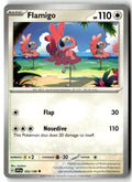 Front of Flamigo 165/198 from Scarlet & Violet Base Set