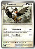 Front of Staraptor 150/198 from Scarlet & Violet Base Set
