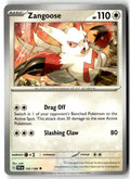 Front of Zangoose 147/198 from Scarlet & Violet Base Set