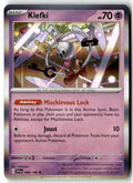 Front of Klefki 096/198 from Scarlet & Violet Base Set
