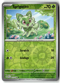 Front of Sprigatito 013/198 from Scarlet & Violet Base Set